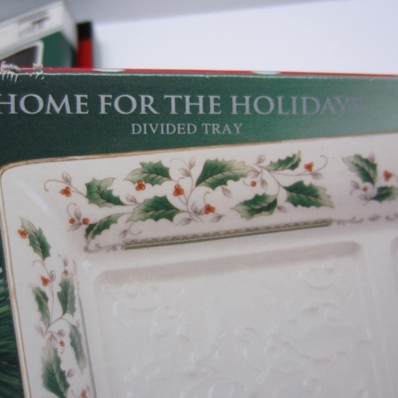 Holly Berry Christams 3PCS Cheese cutter Stainless steel /home holid divid plate - Picture 4 of 11